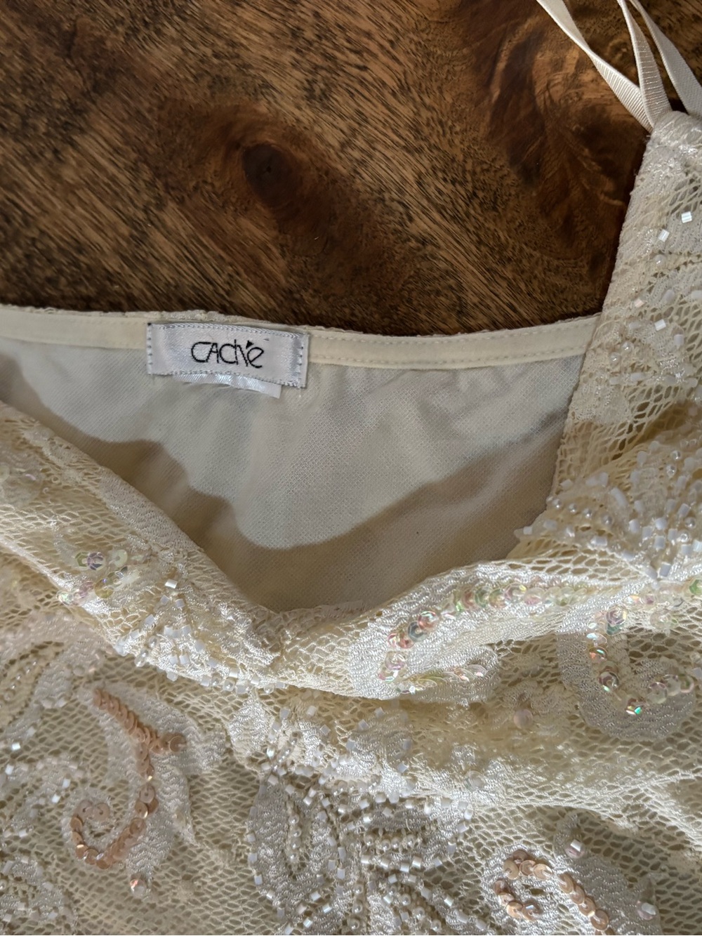 Cache Beaded Cami - Picture 2 of 4
